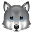 Wolf Face on WhatsApp