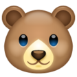Bear Face on WhatsApp