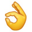 Ok Hand Sign on WhatsApp