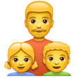 Family: Man, Girl, Boy on WhatsApp