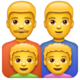 Family: Man, Man, Boy, Boy on WhatsApp