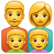 Family: Man, Woman, Boy, Boy on WhatsApp
