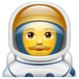 Man Astronaut on WhatsApp