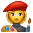 Woman Artist on WhatsApp