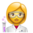 Woman Scientist on WhatsApp