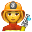 Woman Firefighter on WhatsApp