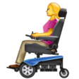Woman In Motorized Wheelchair on WhatsApp