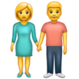 Man And Woman Holding Hands on WhatsApp
