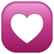 Heart Decoration on WhatsApp