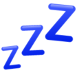 Sleeping Symbol on WhatsApp