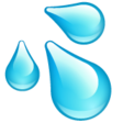 Splashing Sweat Symbol on WhatsApp