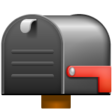 Closed Mailbox With Lowered Flag on WhatsApp