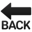 Back With Leftwards Arrow Above on WhatsApp