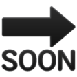 Soon With Rightwards Arrow Above on WhatsApp