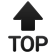 Top With Upwards Arrow Above on WhatsApp