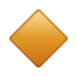 Small Orange Diamond on WhatsApp