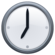 Clock Face Seven Oclock on WhatsApp