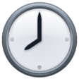 Clock Face Eight Oclock on WhatsApp