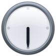 Clock Face Six-thirty on WhatsApp