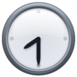 Clock Face Eight-thirty on WhatsApp