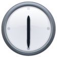 Clock Face Twelve-thirty on WhatsApp