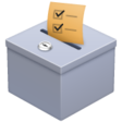 Ballot Box With Ballot on WhatsApp