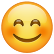 Smiling Face With Smiling Eyes on WhatsApp