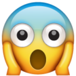 Face Screaming In Fear on WhatsApp