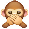 Speak-no-evil Monkey on WhatsApp