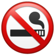 No Smoking Symbol on WhatsApp