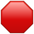 Octagonal Sign on WhatsApp