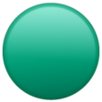 Large Green Circle on WhatsApp