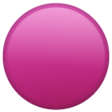 Large Purple Circle on WhatsApp