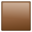 Large Brown Square on WhatsApp