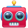 Robot Face on WhatsApp