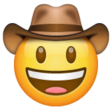 Face With Cowboy Hat on WhatsApp