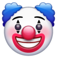Clown Face on WhatsApp