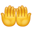 Palms Up Together on WhatsApp