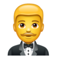 Man In Tuxedo on WhatsApp
