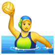 Woman Playing Water Polo on WhatsApp
