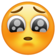 Face With Pleading Eyes on WhatsApp