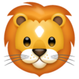 Lion Face on WhatsApp