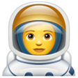 Astronaut on WhatsApp