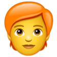 Person: Red Hair on WhatsApp