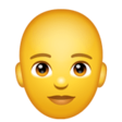 Person: Bald on WhatsApp