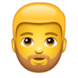 Bearded Person on WhatsApp