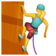 Woman Climbing on WhatsApp