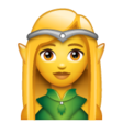 Woman Elf on WhatsApp