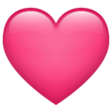 Pink Heart on WhatsApp