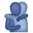 People Hugging on WhatsApp